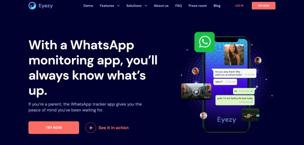With a WhatsApp monitoring app, you’ll always know what’s up.