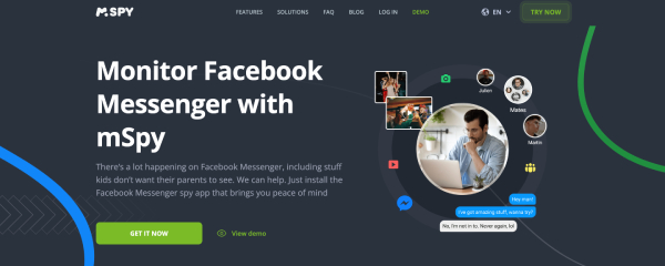 Monitor Facebook Messenger with mSpy